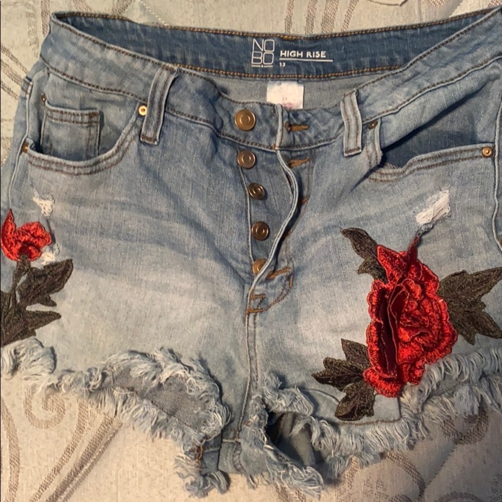 jean shorts high waisted